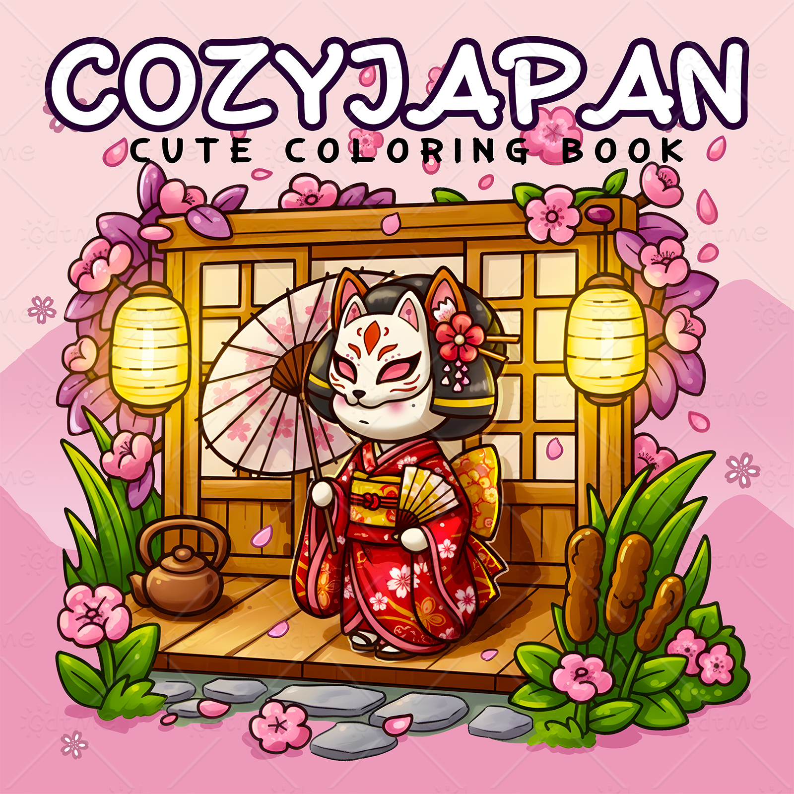 Photography Of Book - COZY JAPAN Bold-easy Patterns Coloring Book