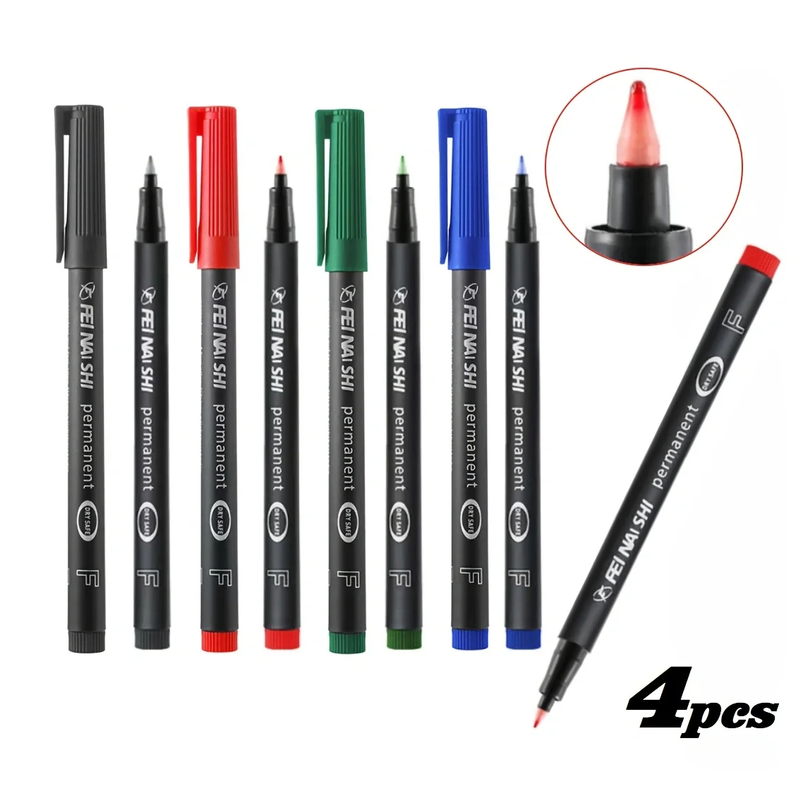Photography Fine Art - 4Colors Fine Tip Permanent Marker Pens
