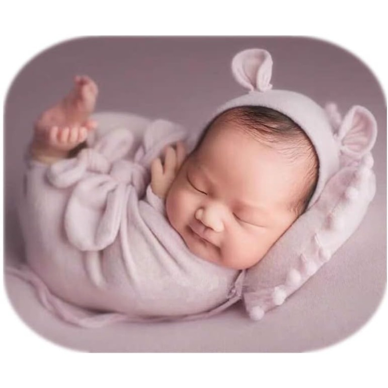 Photography Background - Prince Bear Hat & Swaddle Bag
