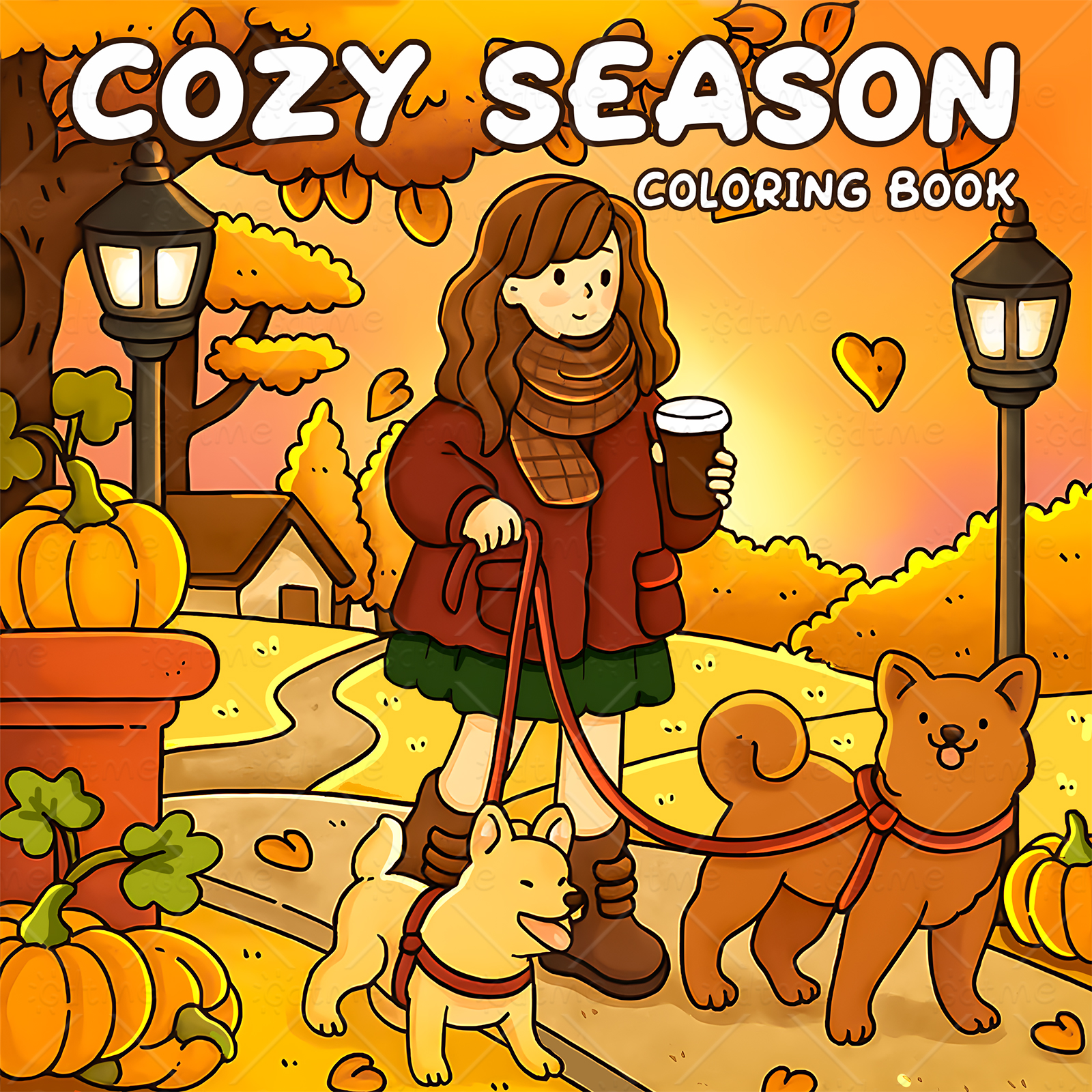 Photography Of Book - COZY SEASON Coloring Book for Adults