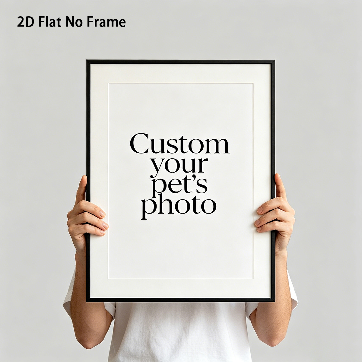 Photography Poster - Custom Pet Photos Dog Anniversary Gifts