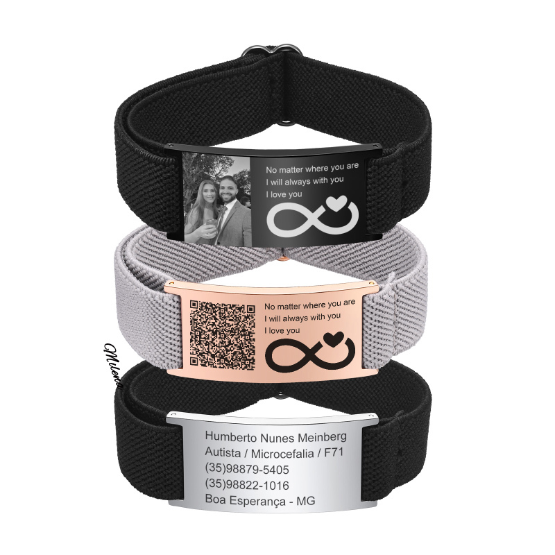 Photography Of War - Custom Photo Elastic Bracelet for Women