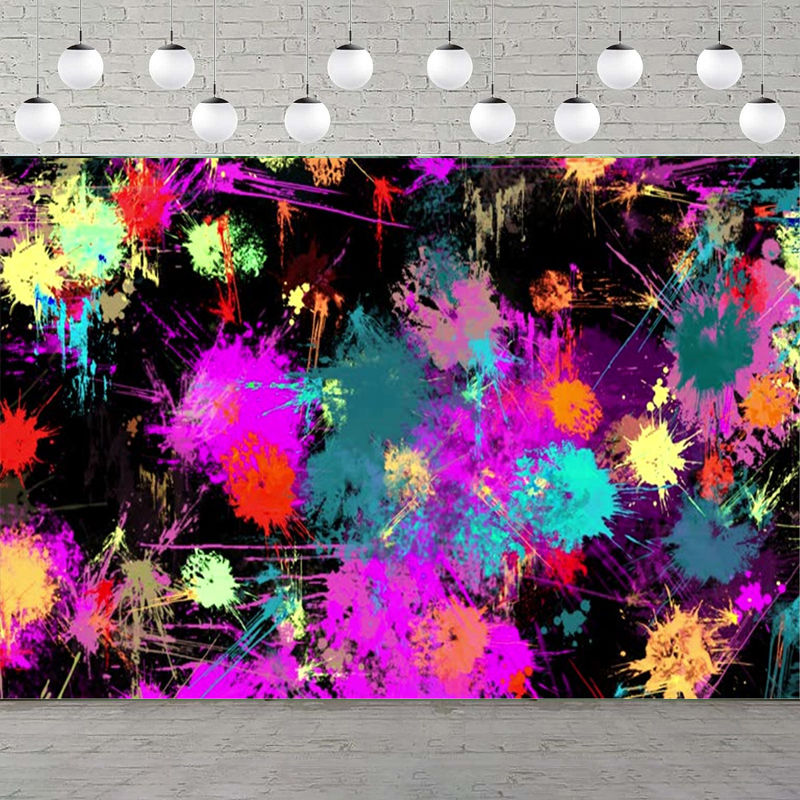 Photography Dark Cloth - Neon Glow In The Dark Photography
