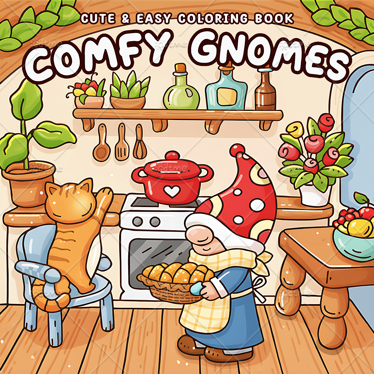 Photography Of Book - COMFY GNOMES Coloring Book for Adults
