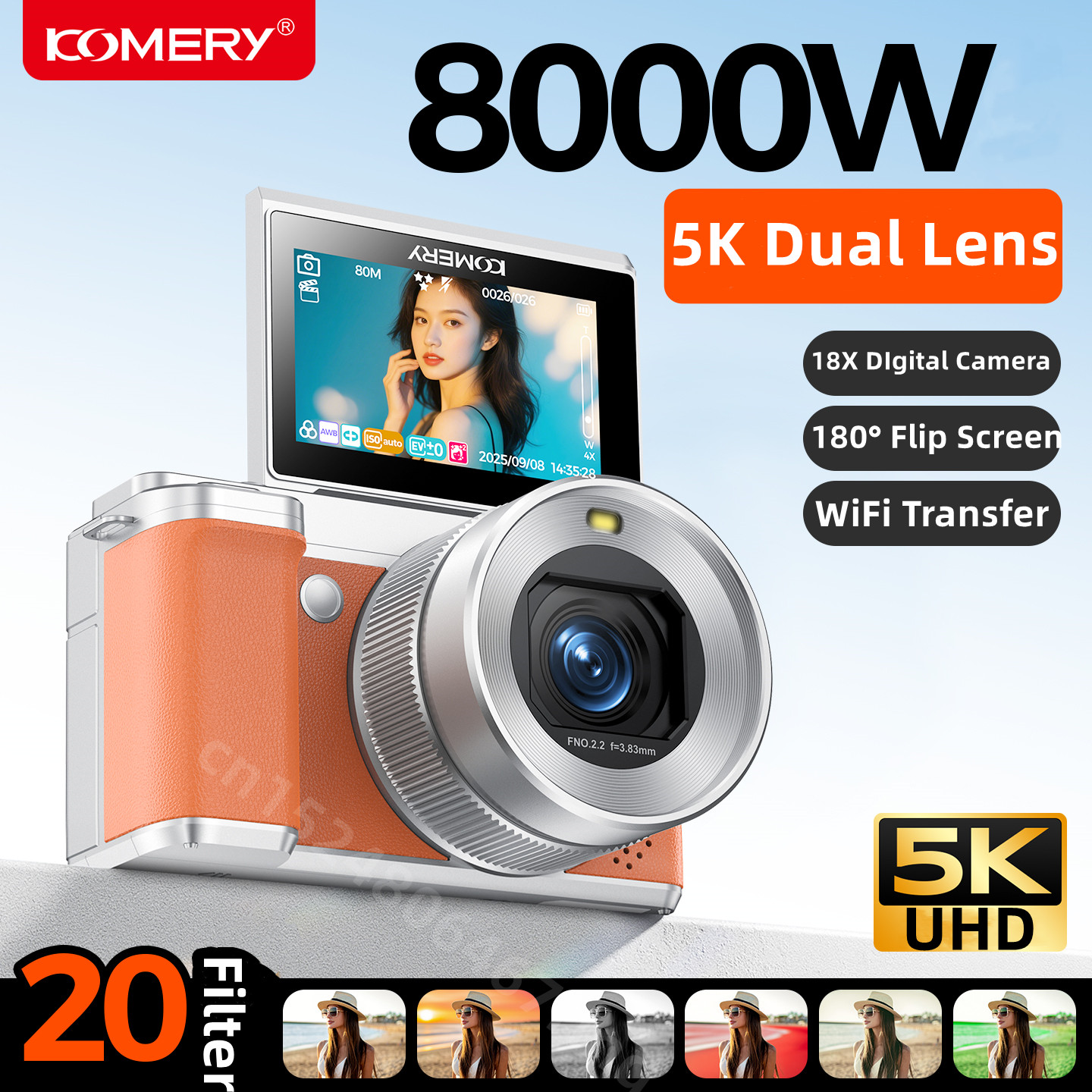 Photography Nature Images - 5K HD Digital Camera for Photography