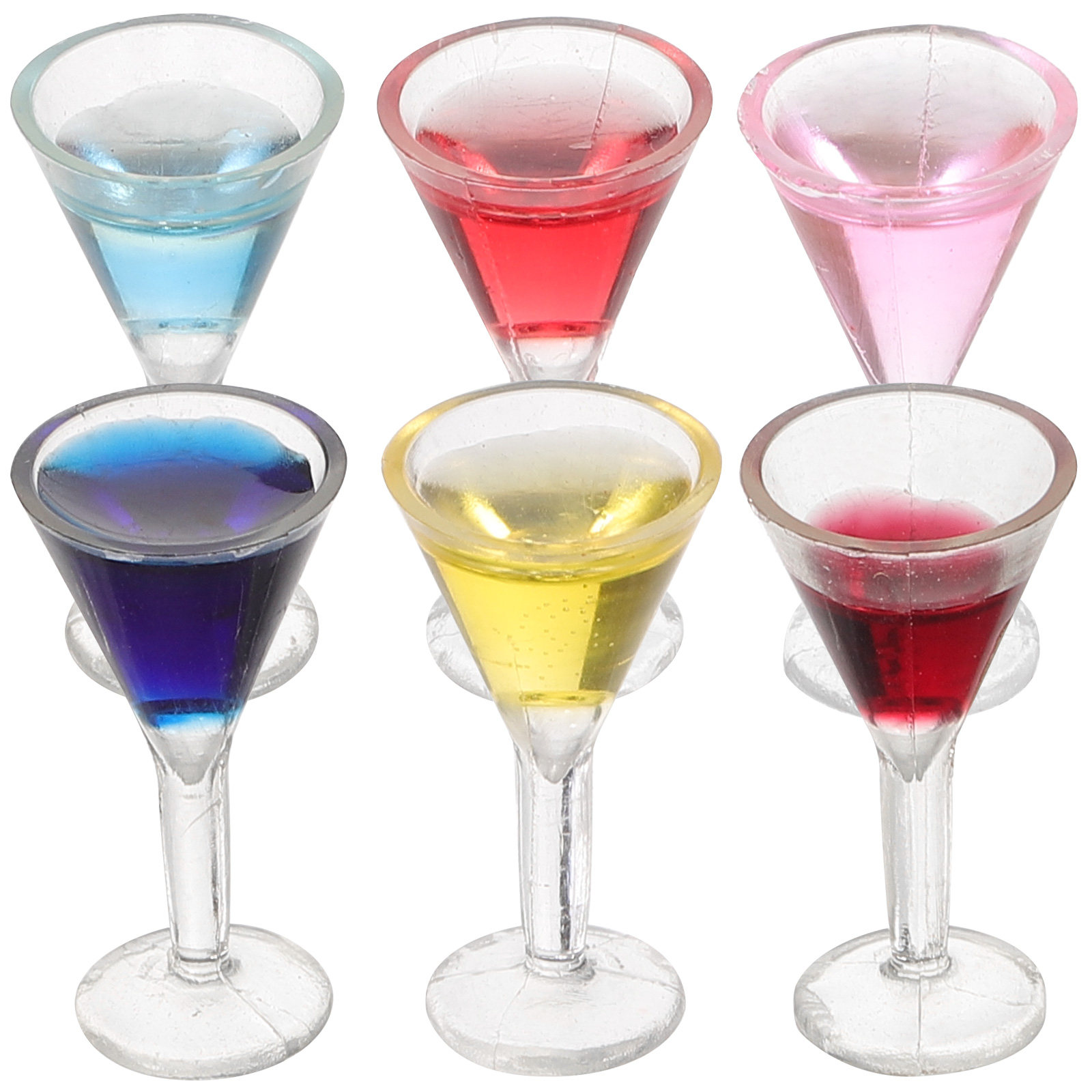 6Pcs Mini Cocktail Glasses Rea - Photography Desk のレビューと価格