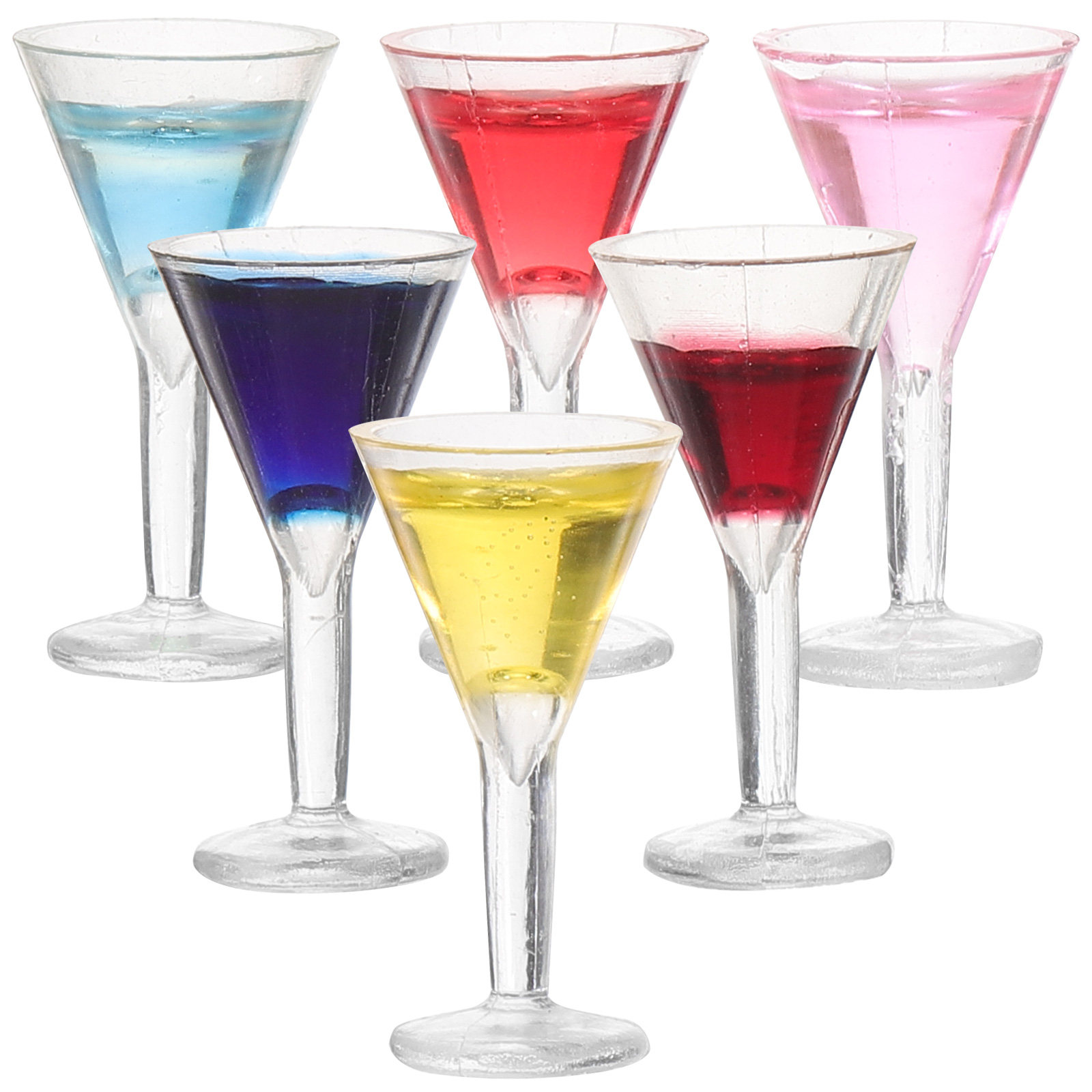 6Pcs Mini Cocktail Glasses Rea - Photography Desk のレビューと価格