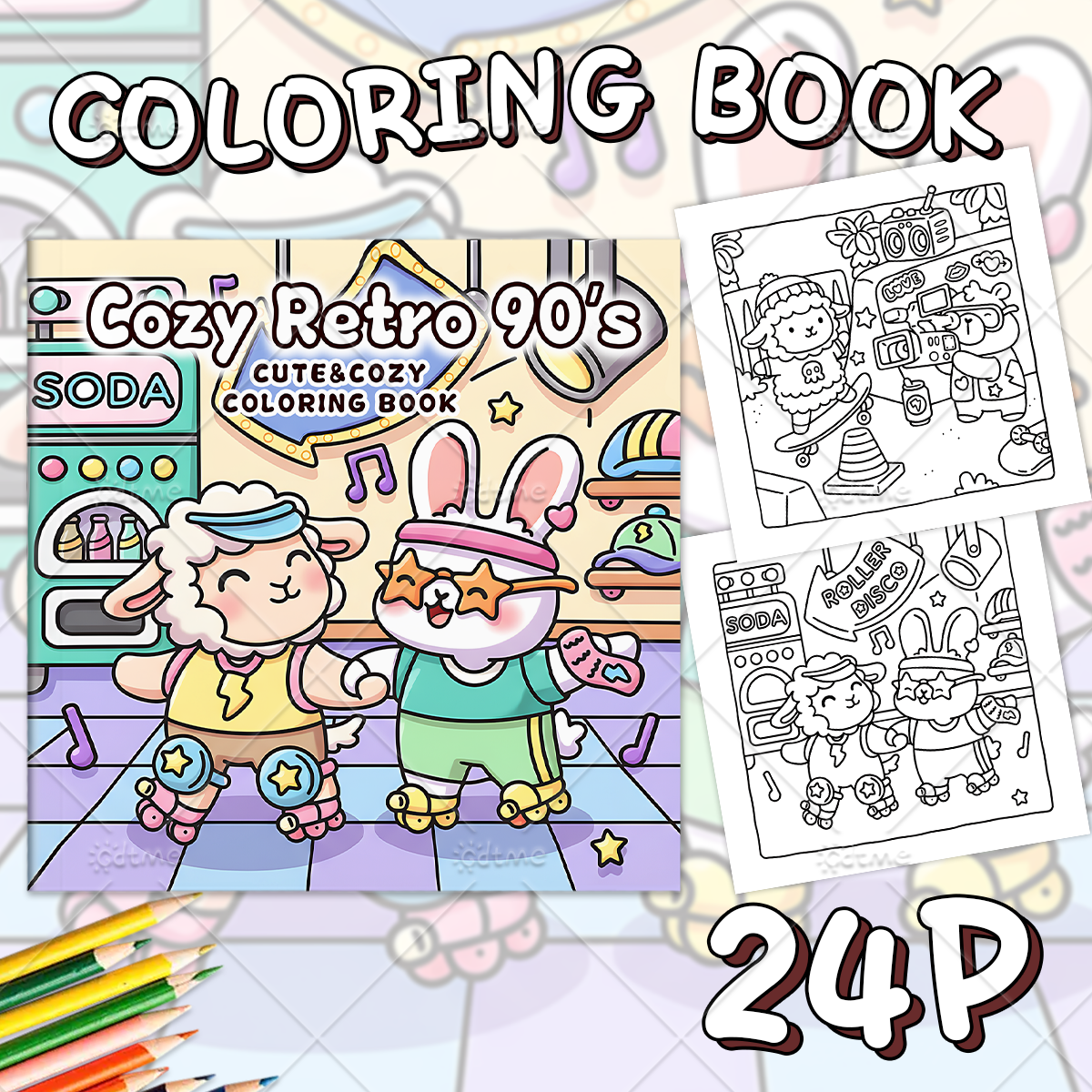 Cozy Retro 90's Bold-easy Patt - Photography Of Book のレビューと価格