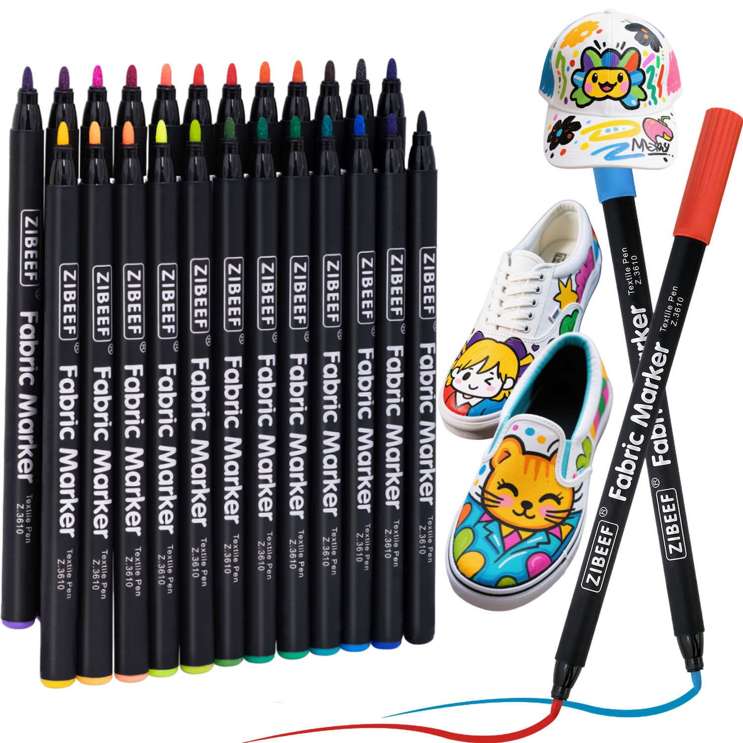 12/24 Color Fabric Markers-Fin - Photography Fine Art のレビューと価格