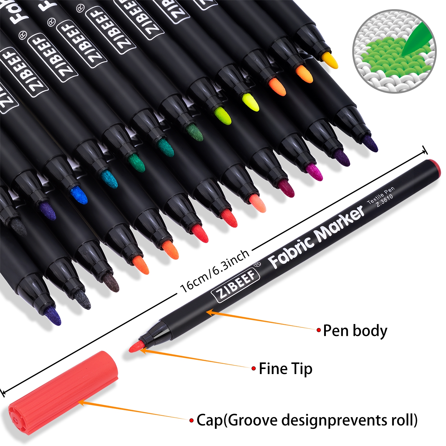 12/24 Color Fabric Markers-Fin - Photography Fine Art のレビューと価格