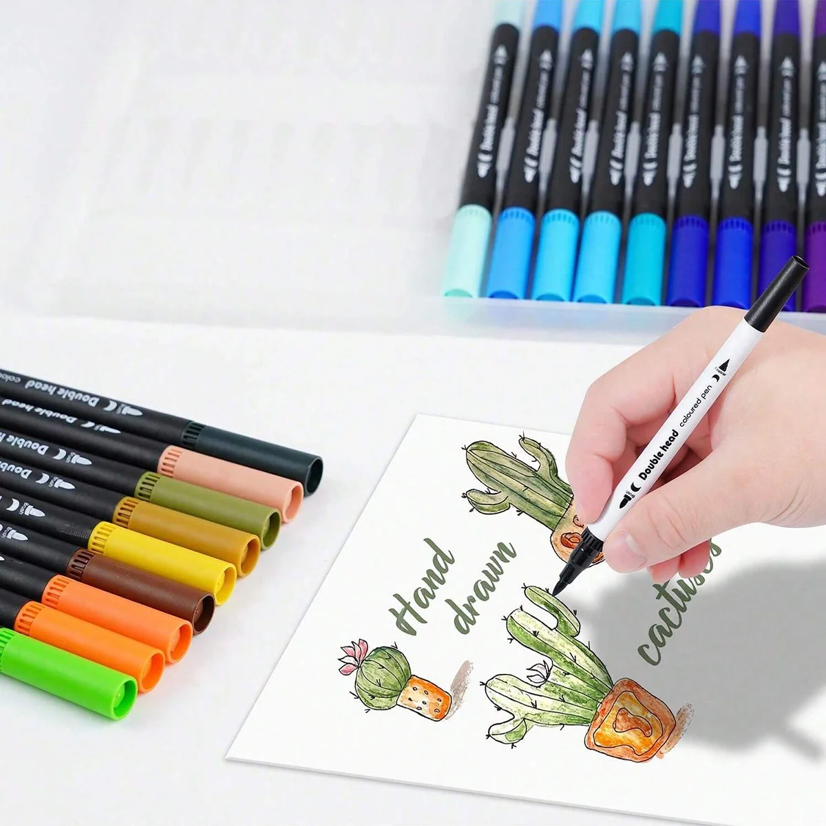 12-120 Colors Markers Set Dual - Photography Fine Art のレビューと価格