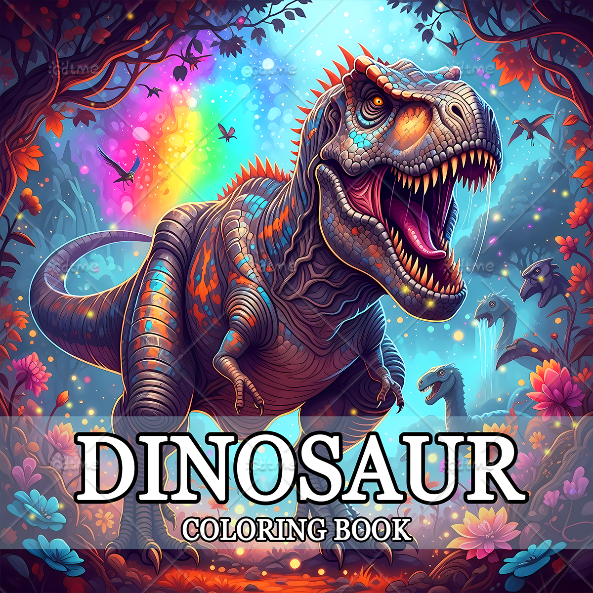 DINOSAUR Coloring Book Adult R - Photography Of Book のレビューと価格