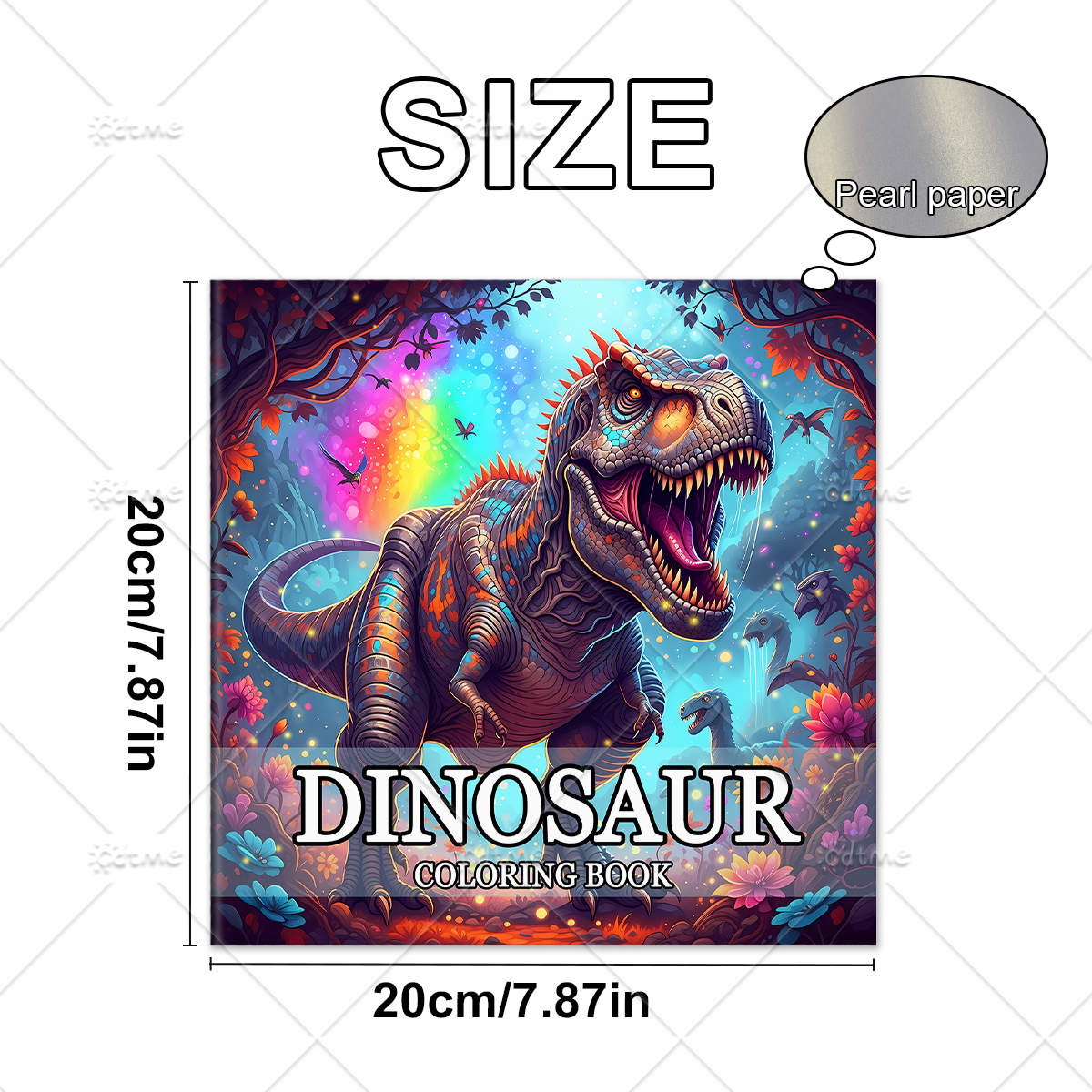 DINOSAUR Coloring Book Adult R - Photography Of Book のレビューと価格