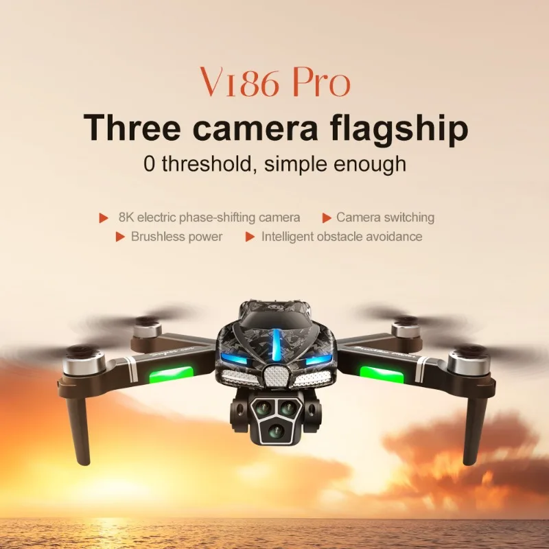 New V186 Pro Drone Professiona - Photography Pro のレビューと価格