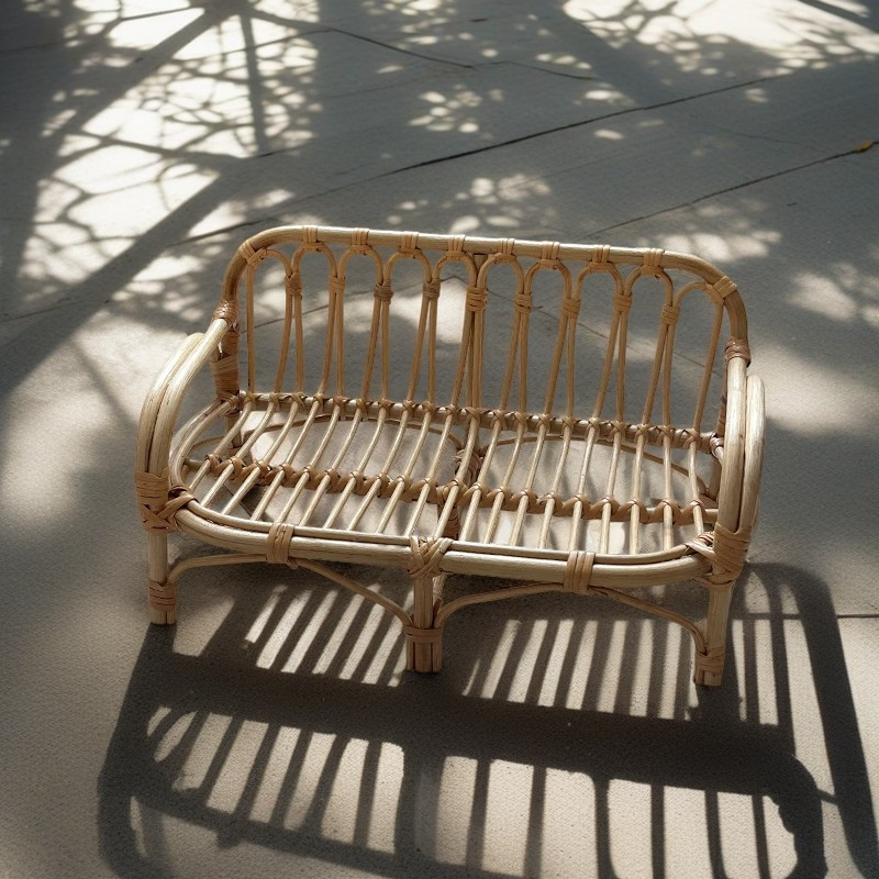 Rattan Baby Chair Newborn Phot - Photography Background のレビューと価格