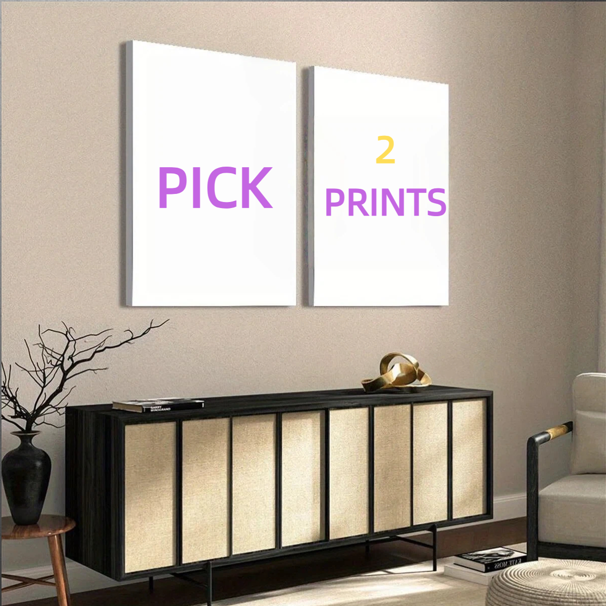 2pcs/set of custom canvas phot - Photography Poster のレビューと価格
