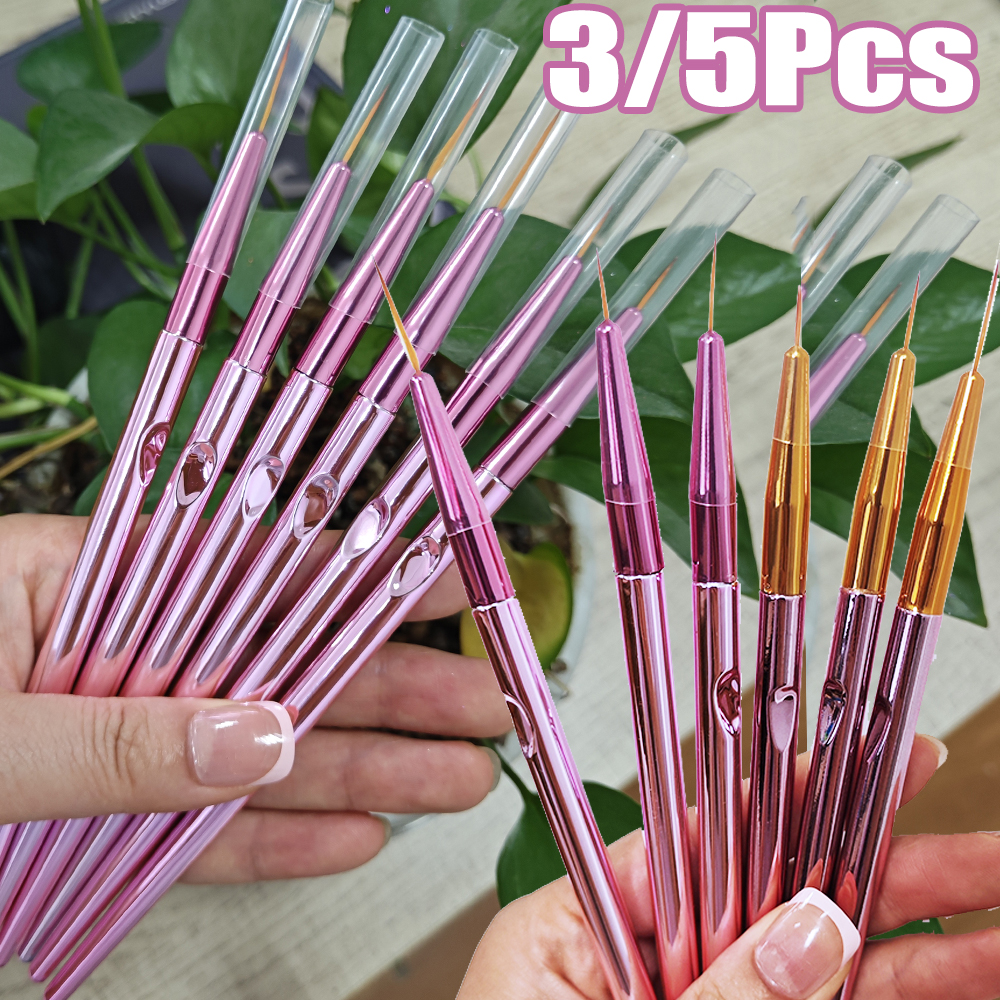 3/5Pcs/set Rose Gold  Nail Art - Photography Fine Art のレビューと価格