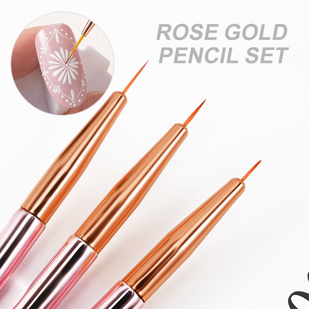 3/5Pcs/set Rose Gold  Nail Art - Photography Fine Art のレビューと価格