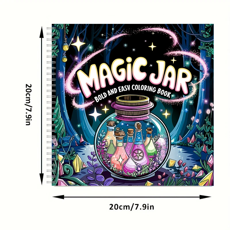 Coloring Book Magic Jar for Ad - Photography Of Book のレビューと価格