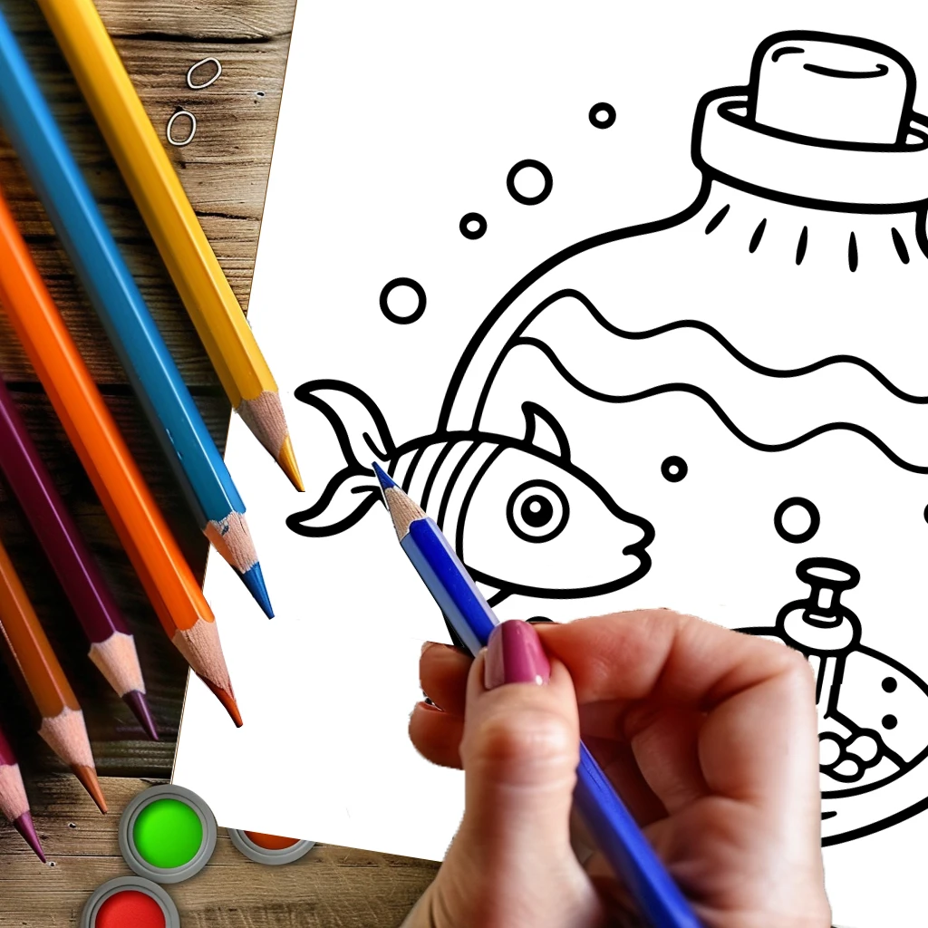 Coloring Book Magic Jar for Ad - Photography Of Book のレビューと価格