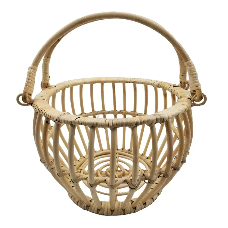 Infant Posing Bed Retro Rattan - Photography Background のレビューと価格