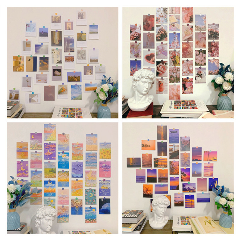 30Pcs Romantic Art Posters Sti - Photography Background のレビューと価格
