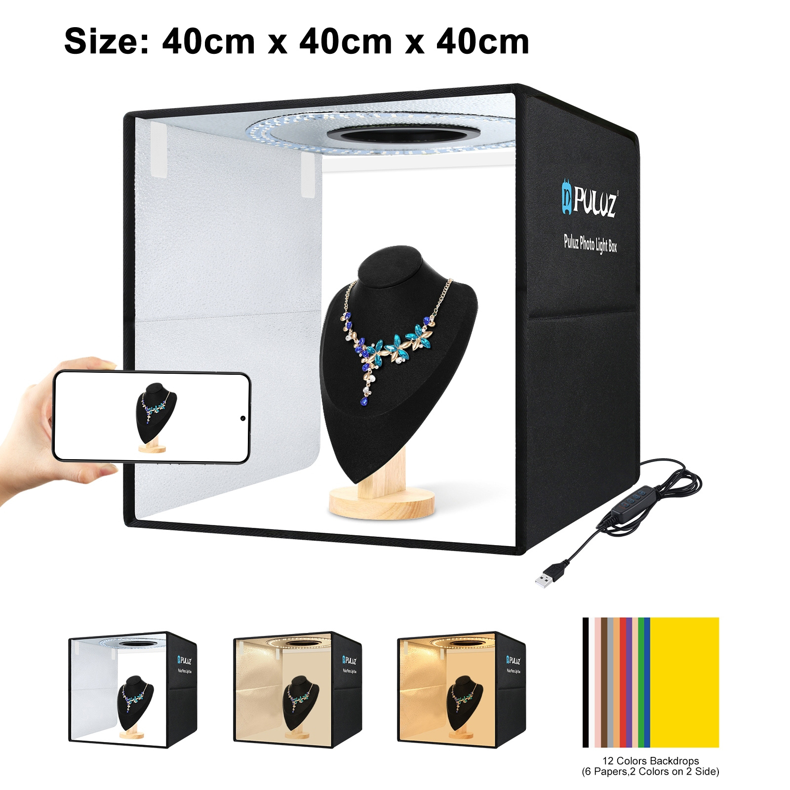PULUZ 40cm Folding Portable Ri - Photography Desk のレビューと価格
