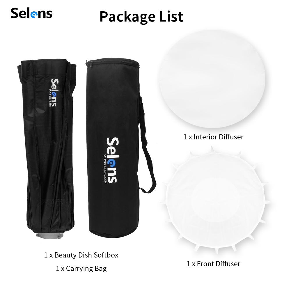 Selens 85cm Umbrella Radar Sof - Photography Umbrella Light のレビューと価格