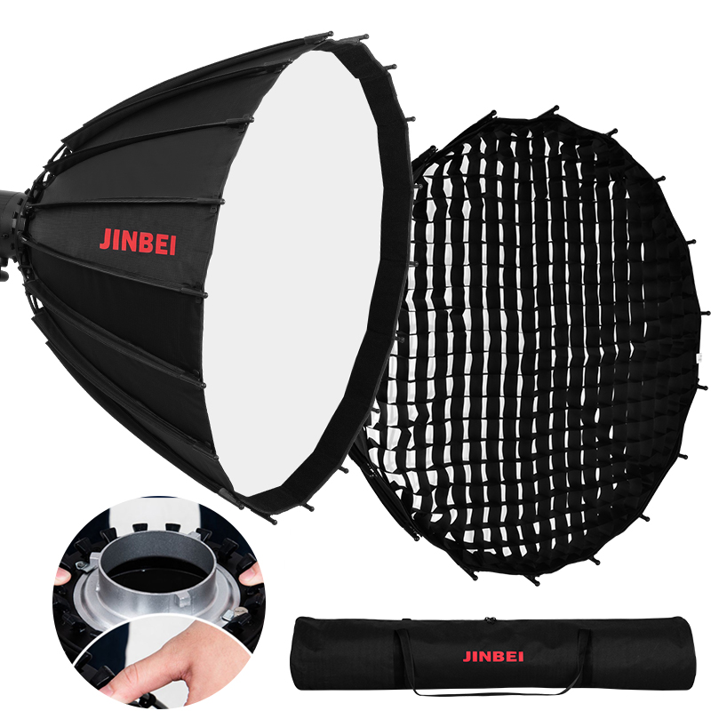 JINBEI 120cm Deep Reflective P - Photography Umbrella Diffuser のレビューと価格