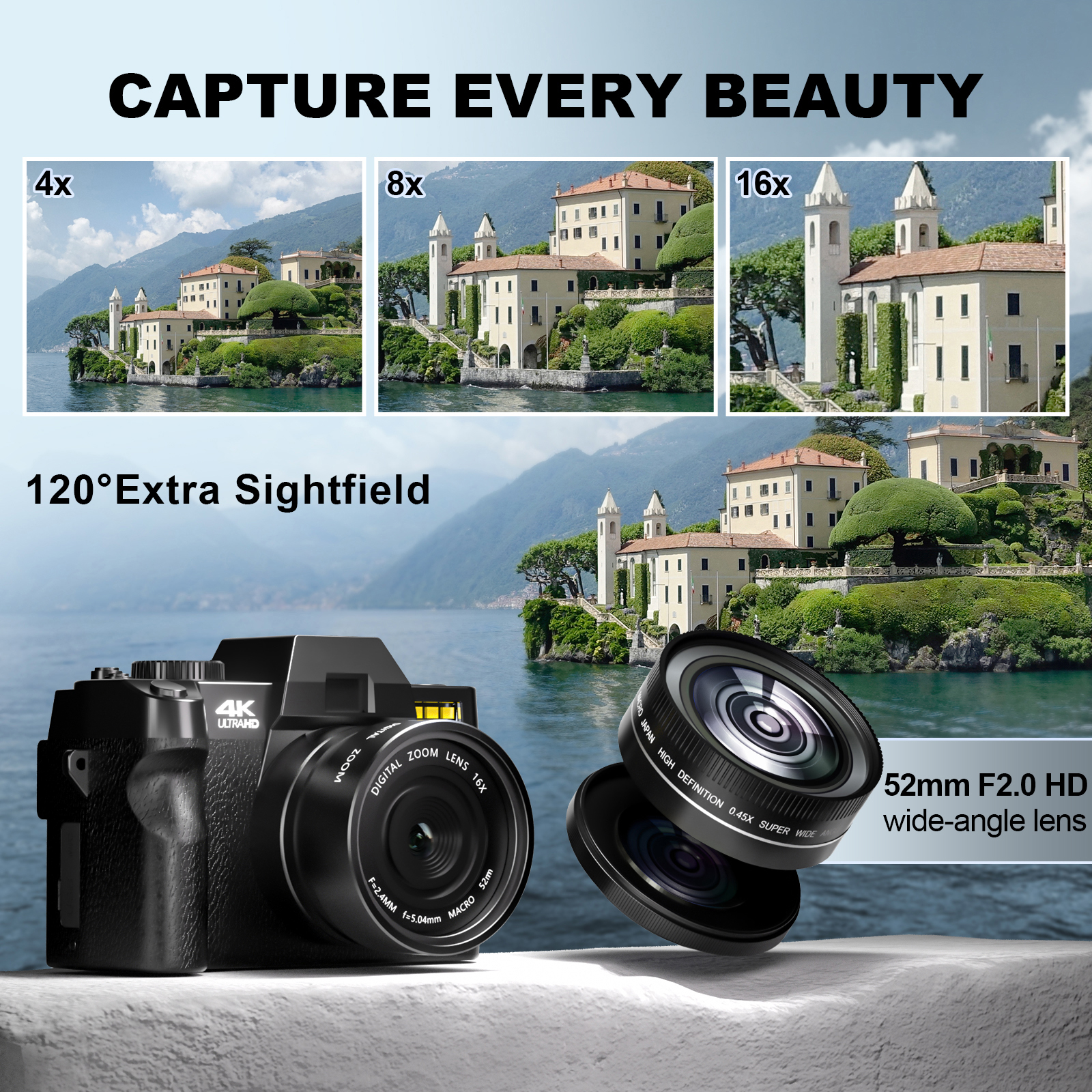 NBD 48MP Digital Cameras for P - Photography Nature Images のレビューと価格