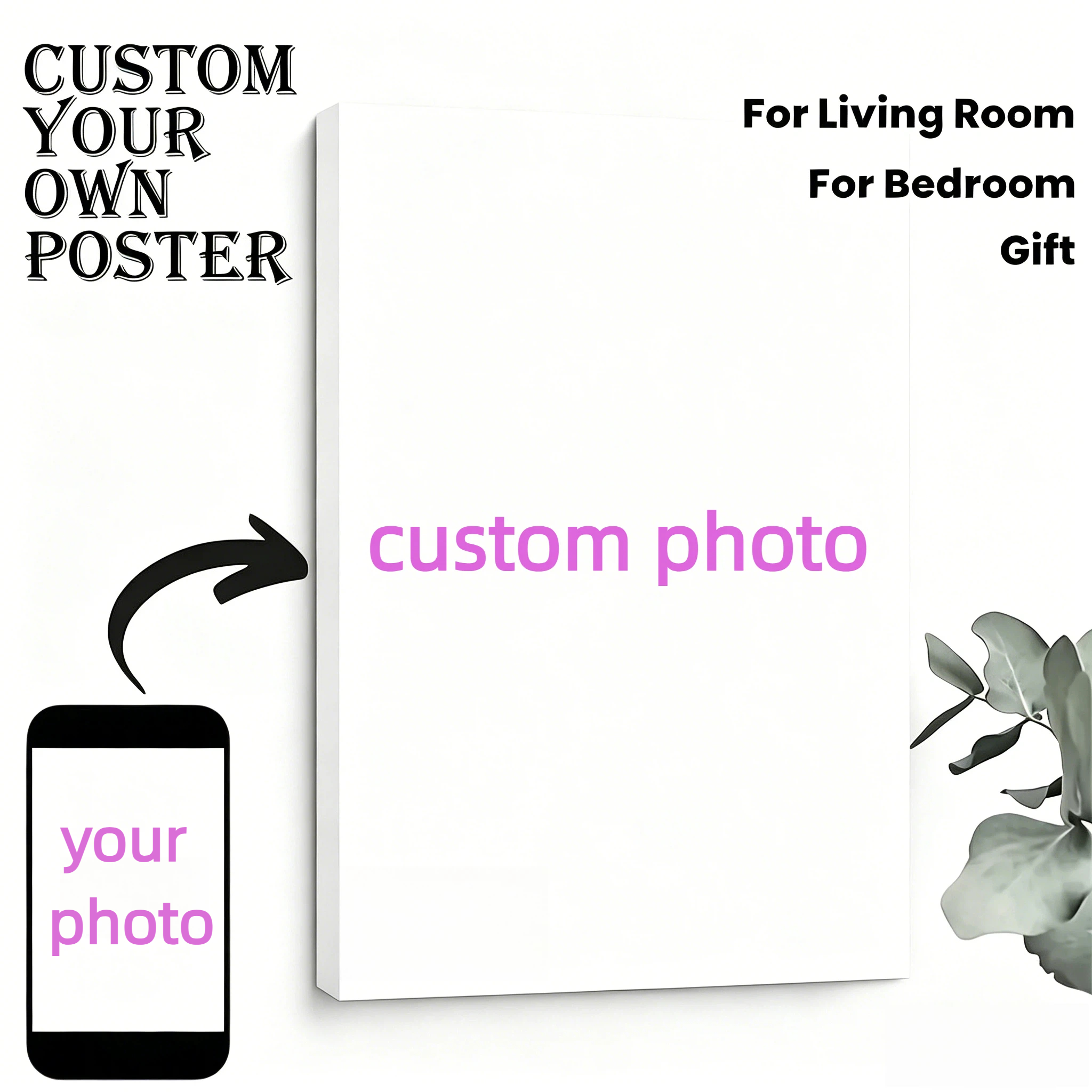 Custom Personal Photo Canvas W - Photography Poster のレビューと価格