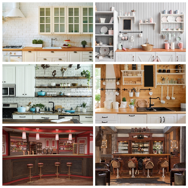 Kitchen Cabinet Bar Backdrop P - Photography Competition のレビューと価格