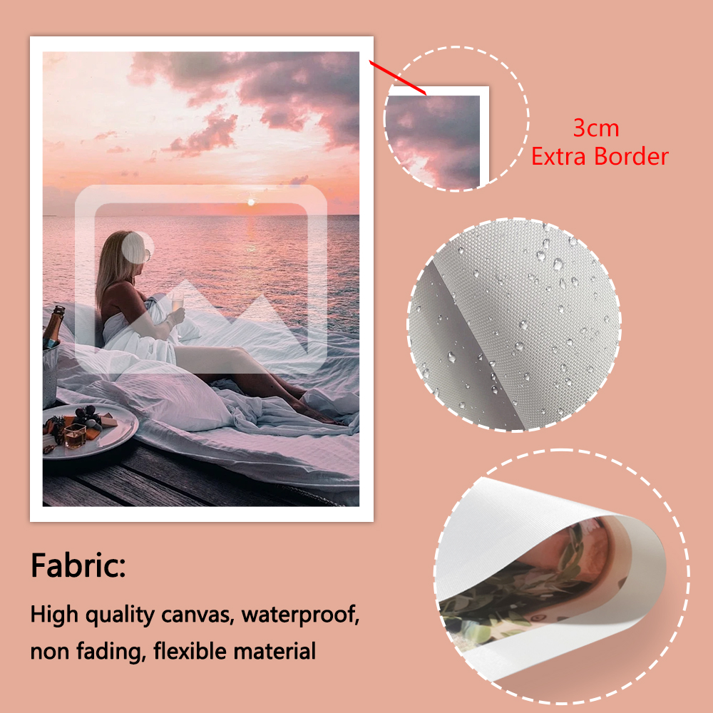1 Pc Customized Photos on Canv - Photography Poster のレビューと価格