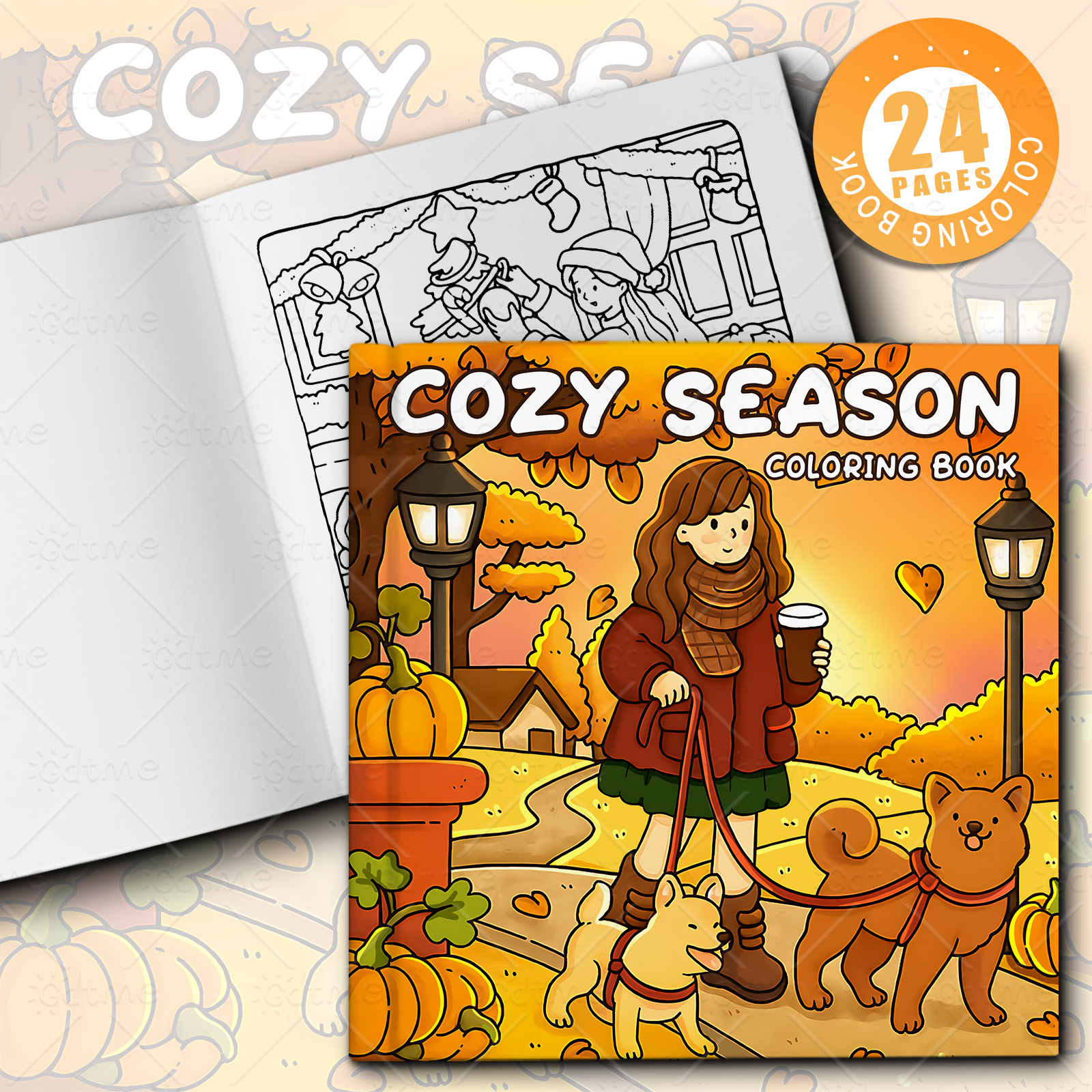COZY SEASON Coloring Book for  - Photography Of Book のレビューと価格