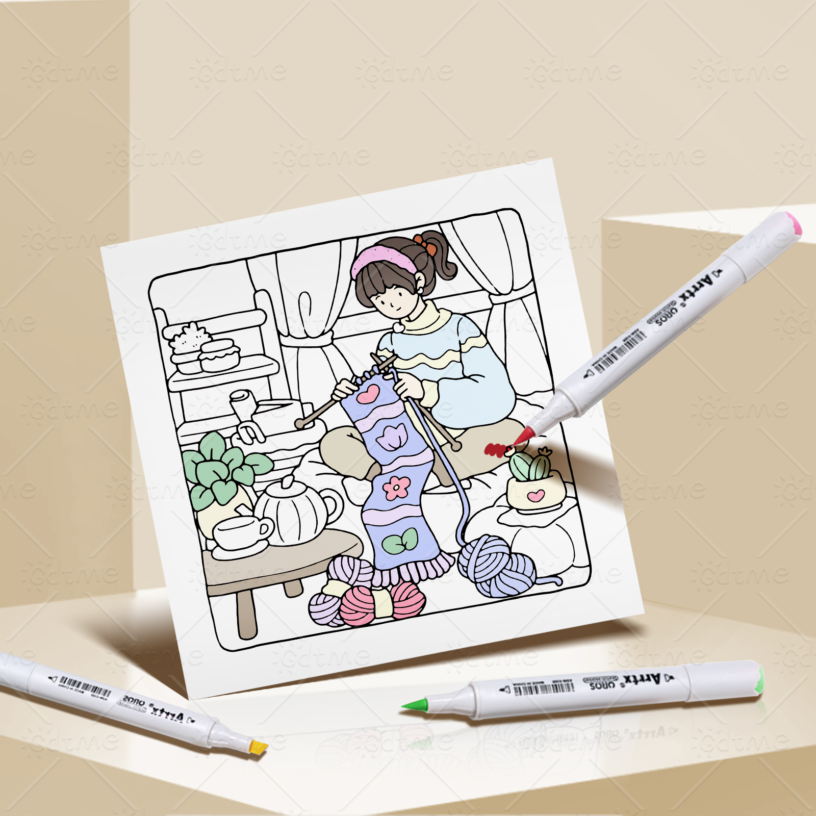 COZY SEASON Coloring Book for  - Photography Of Book のレビューと価格