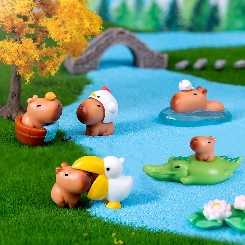10pcs Miniature Capybara Figur - Photography Desk のレビューと価格