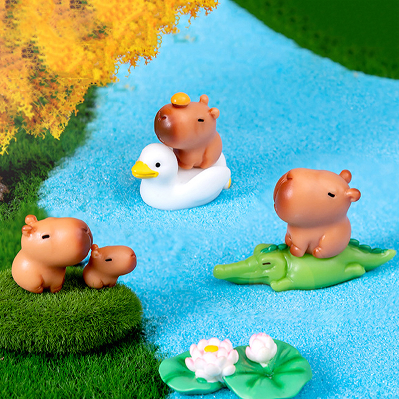 10pcs Miniature Capybara Figur - Photography Desk のレビューと価格