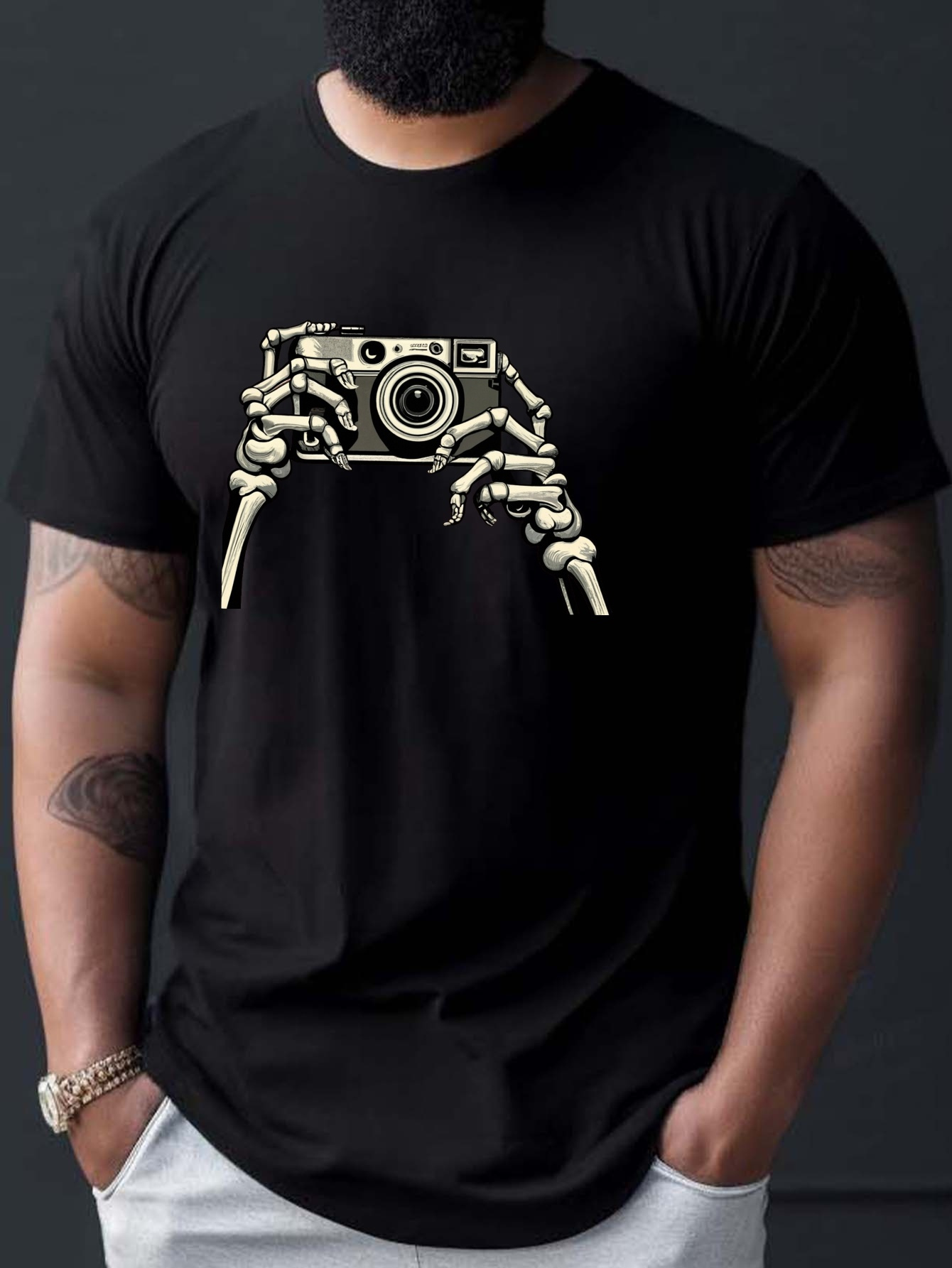 Men'S Vintage Camera Graphic T - Photography Graphic Design のレビューと価格