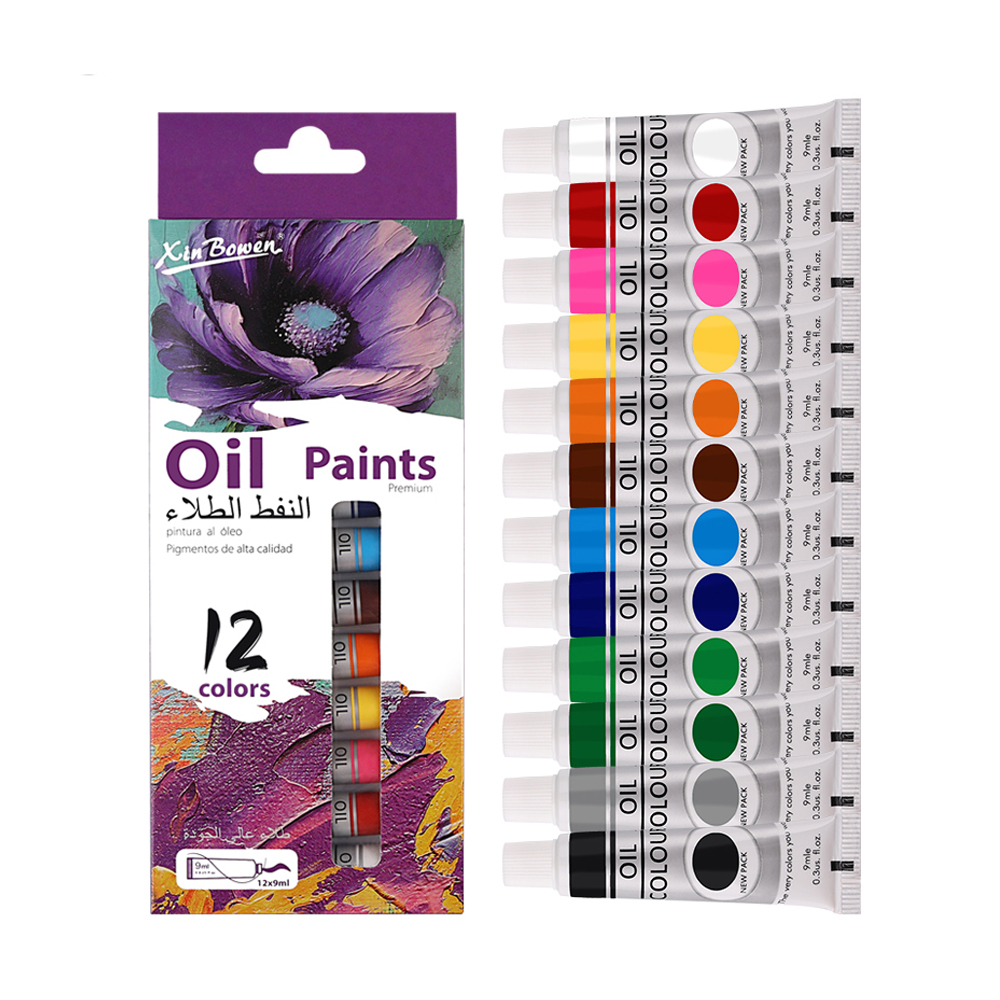 12 Color Oil Paints Set 9ml Tu - Photography Fine Art のレビューと価格