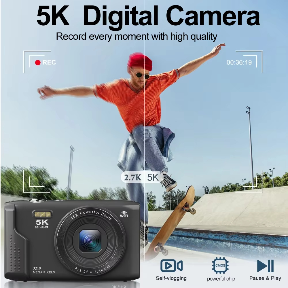 72MP 5K Vintage Style Digital  - Photography Nature Images のレビューと価格