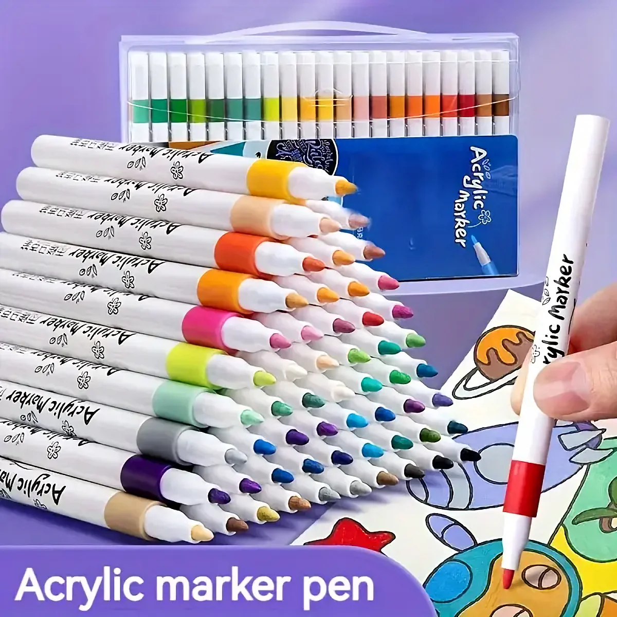 48-Color Acrylic Marker Set–Fi - Photography Fine Art のレビューと価格