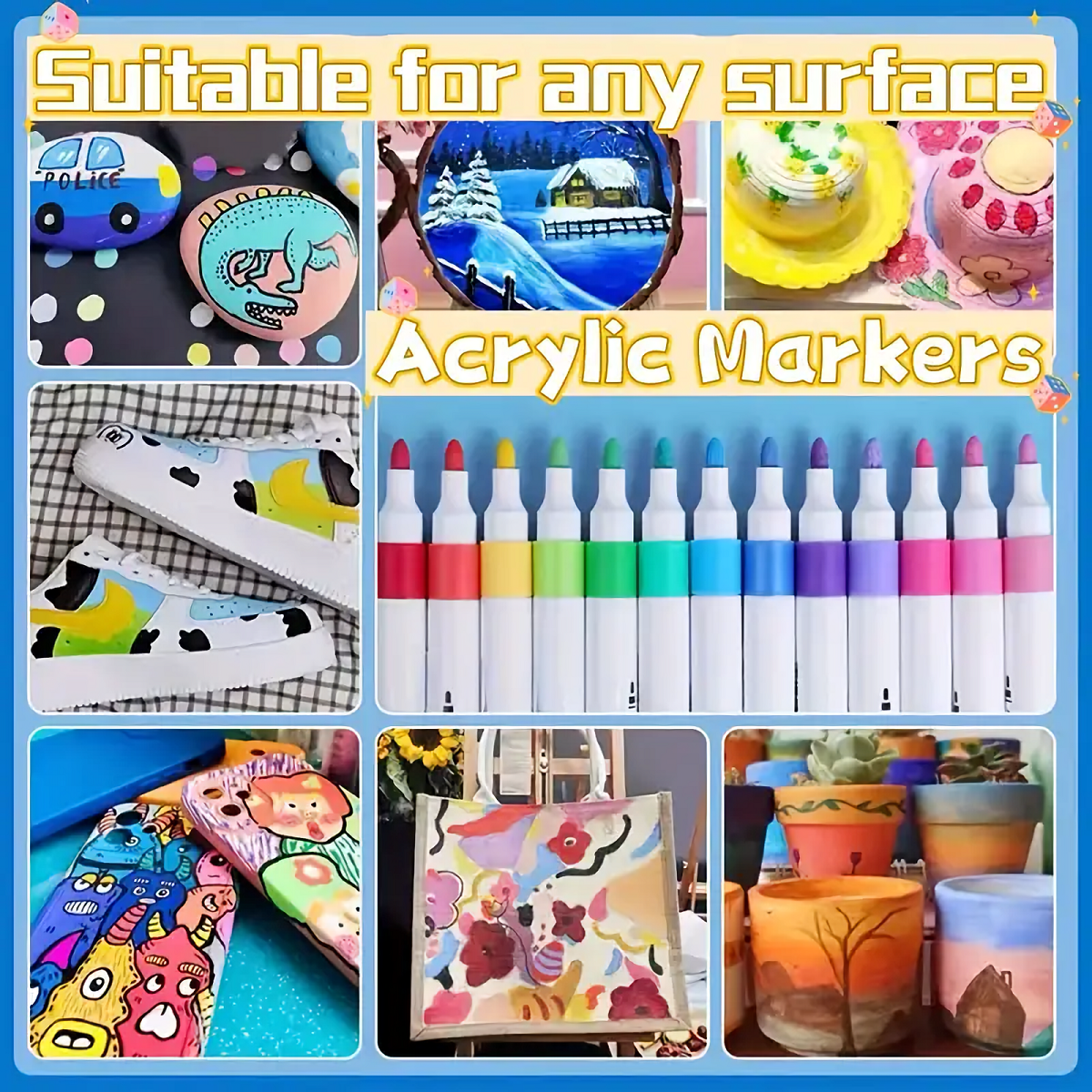 48-Color Acrylic Marker Set–Fi - Photography Fine Art のレビューと価格