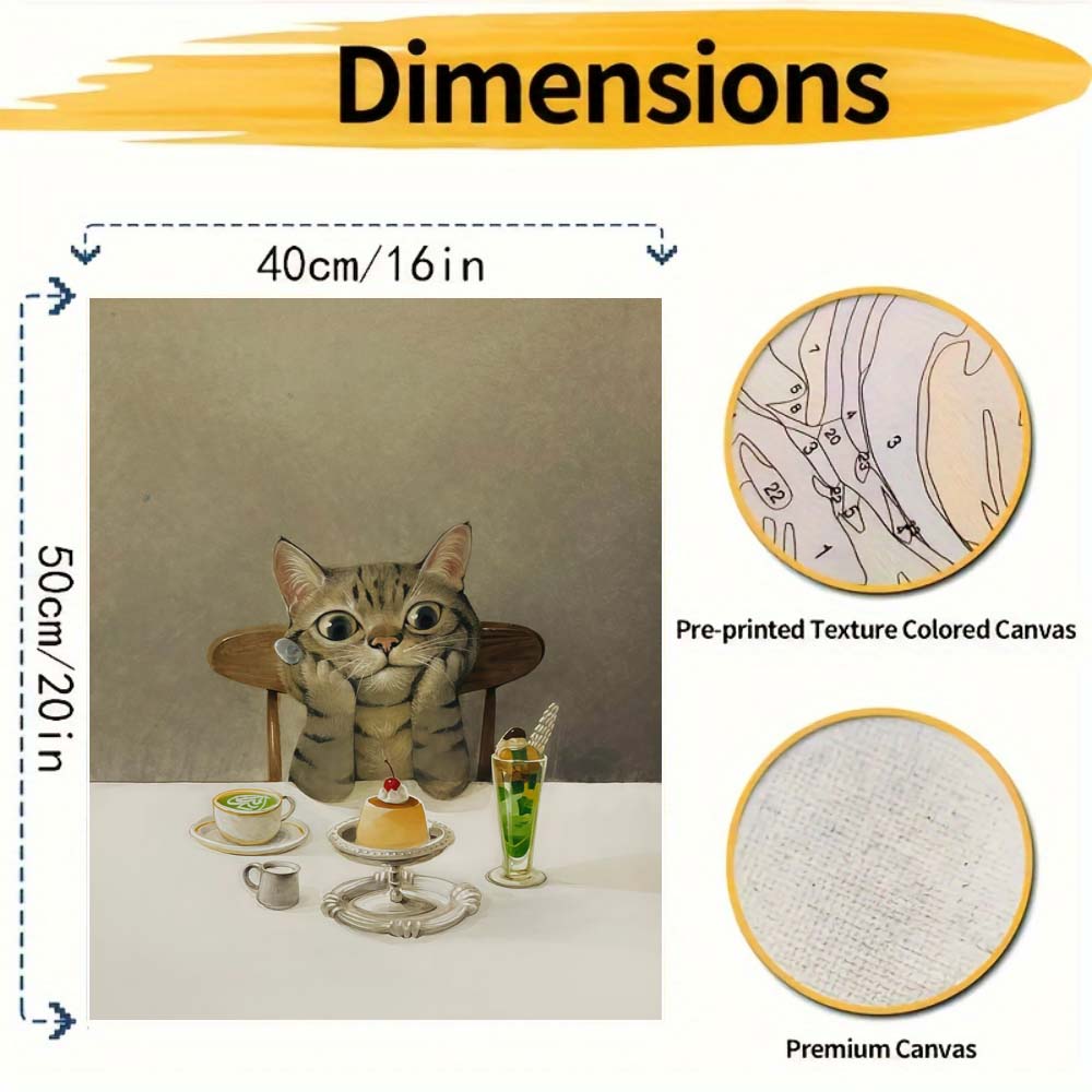 1pc frameless Tabby Cat Desser - Photography Desk のレビューと価格