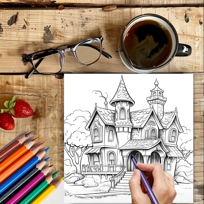 Haunted House Coloring Book fo - Photography Of Book のレビューと価格