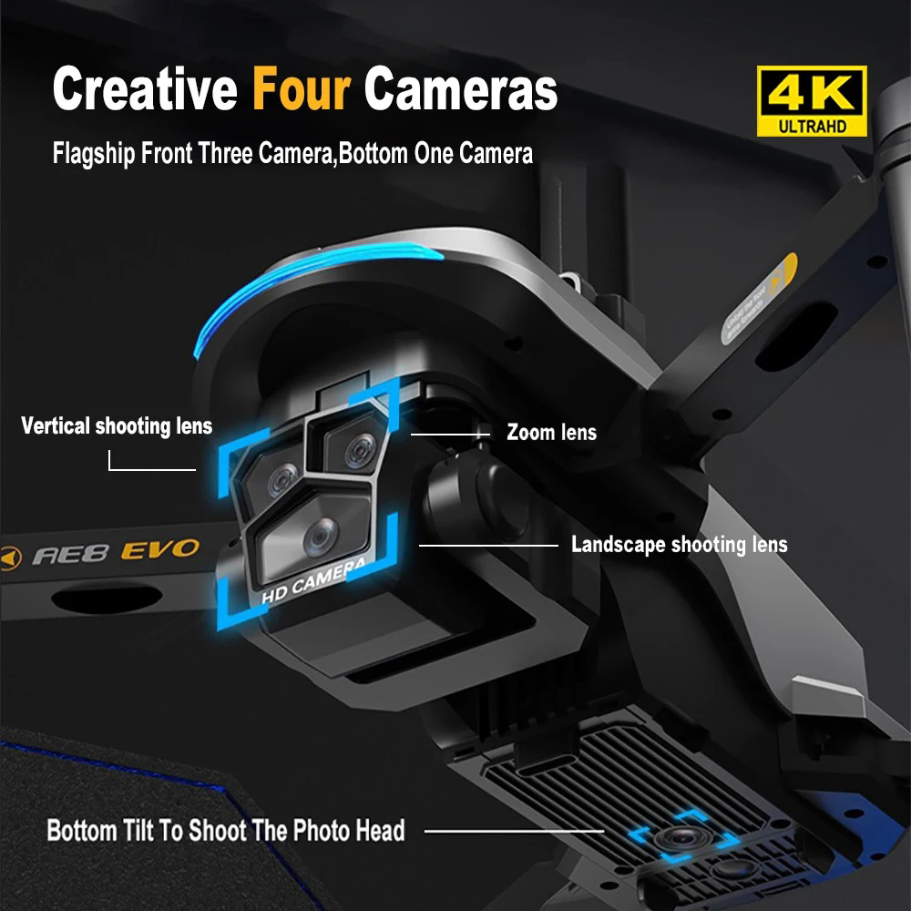 AE8 EVO Drone 4K Professional  - Photography Pro のレビューと価格