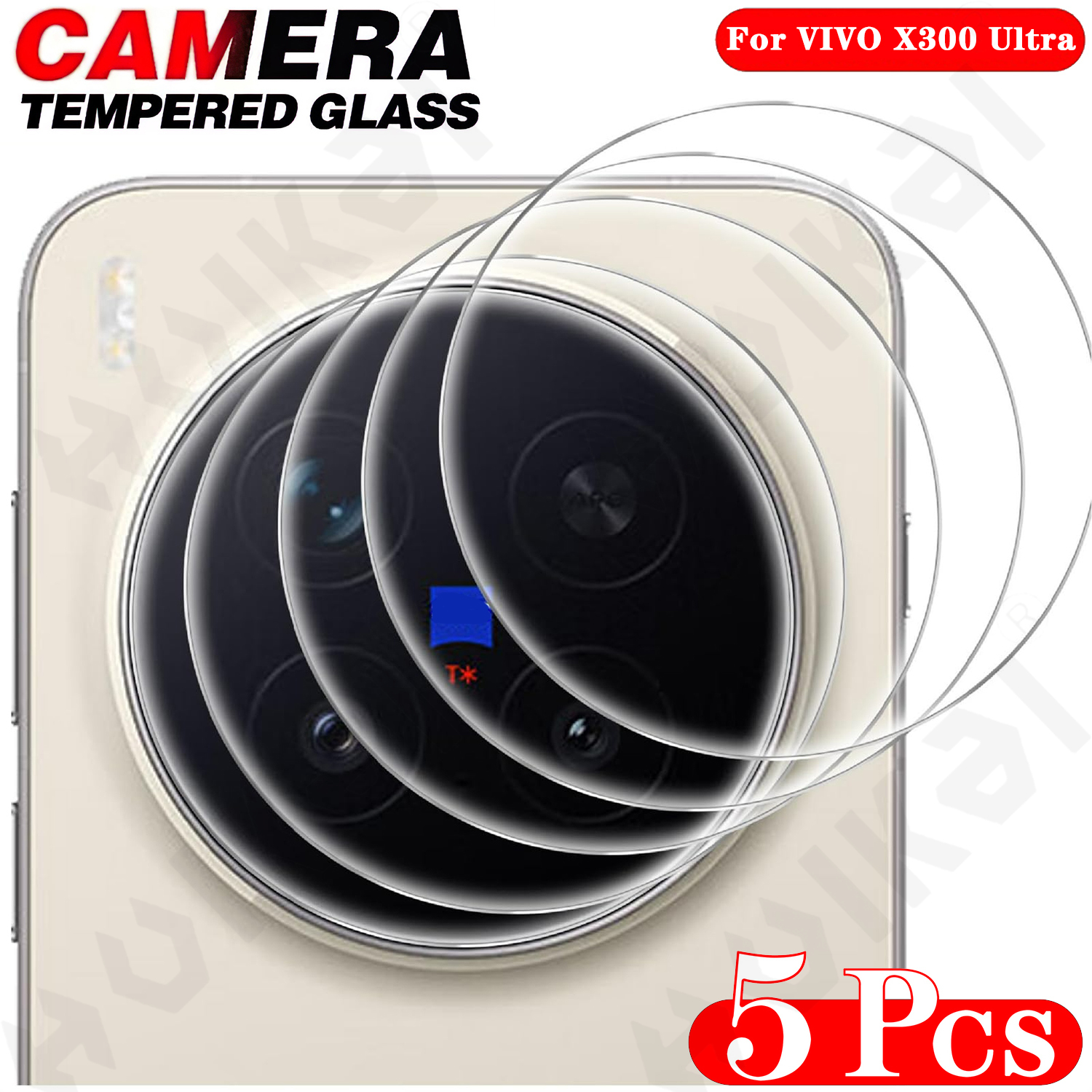 5 Pcs Camera Lens Protector Gl - Photography Kit Vivo X300 のレビューと価格