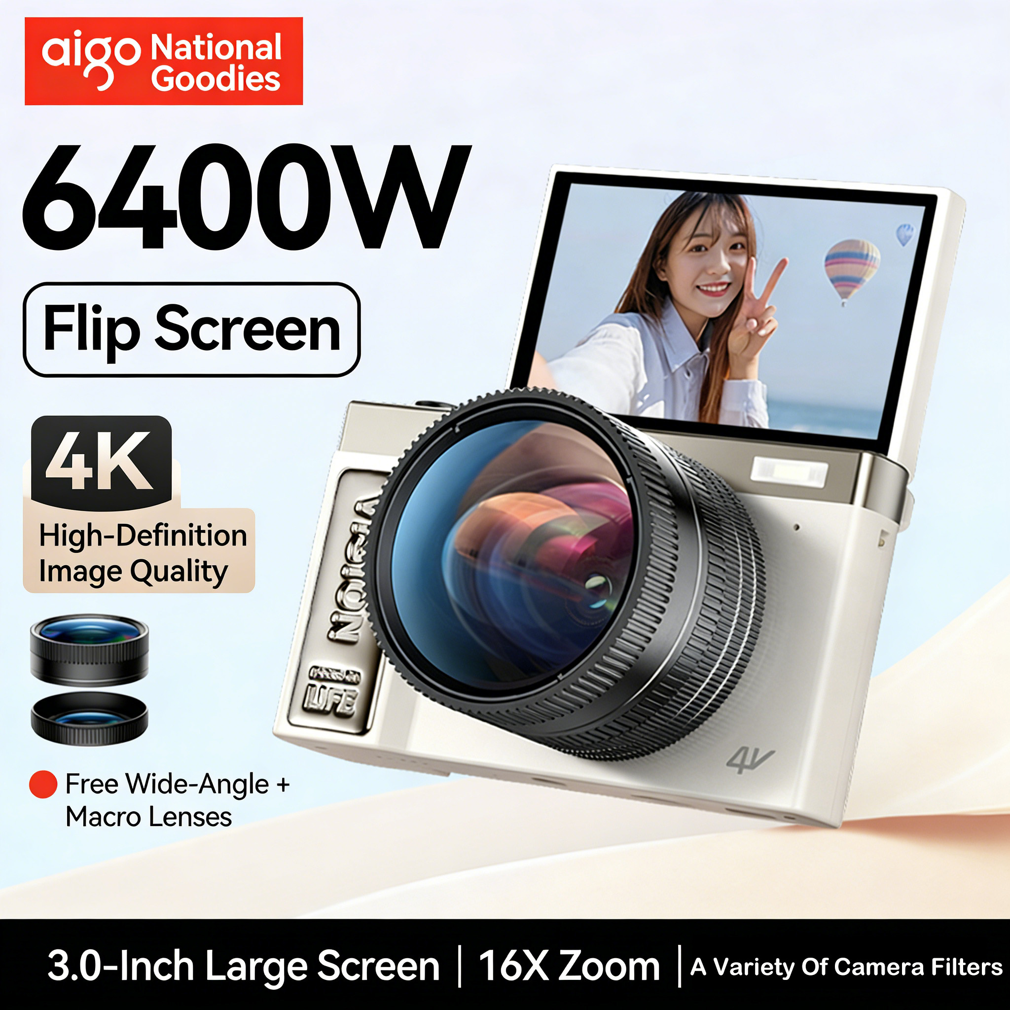 3.0-inch HD 180° Flip Screen V - Photography Nature Images のレビューと価格