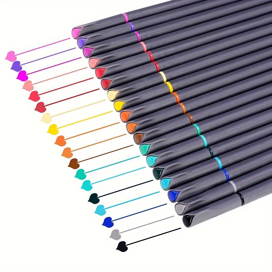 12-100pcs Colorful Line Drawin - Photography Fine Art のレビューと価格