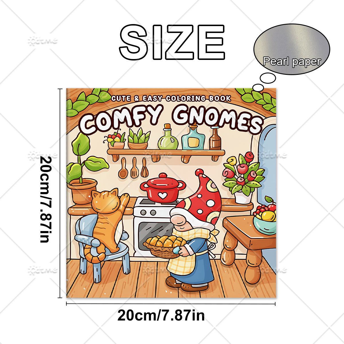 COMFY GNOMES Coloring Book for - Photography Of Book のレビューと価格