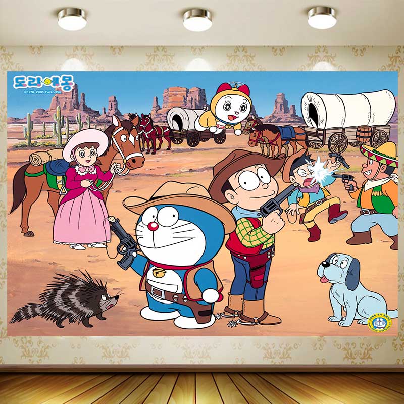Doraemon Background Boy Birthd - Photography Background のレビューと価格